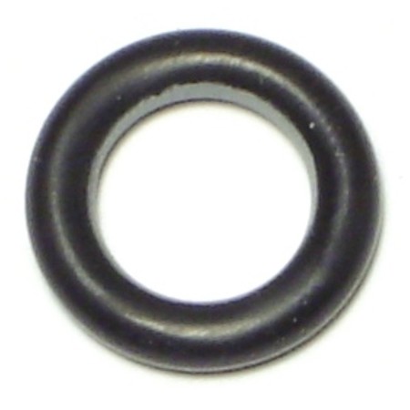 MIDWEST FASTENER 7/16" x 11/16" x 1/8" Rubber O-Rings 10PK 64826